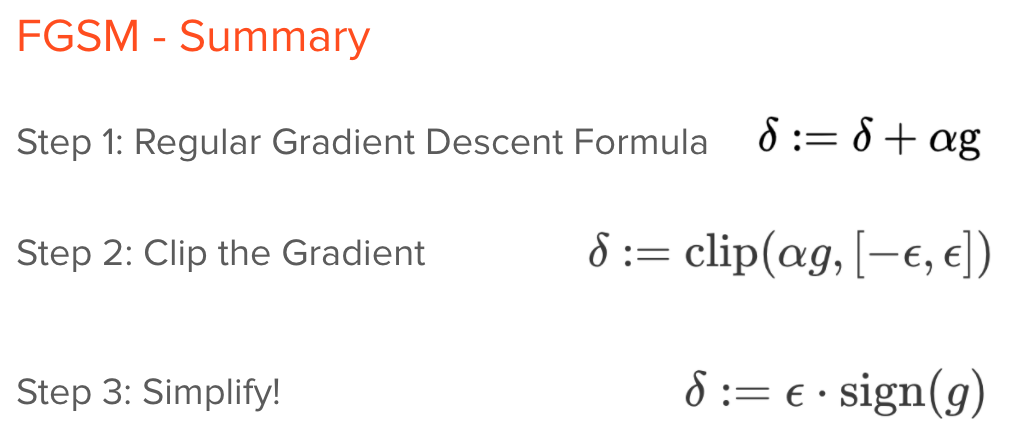 FGSM Summary